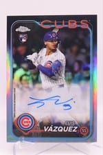 2024 Topps Chrome Update Autographs Luis Vazquez #AC-LV card