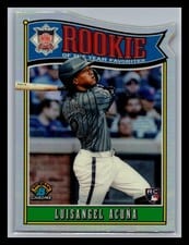 2025 Bowman Rookie of the Year Favorites Luisangel Acuña #ROY-4 card
