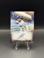 2025 Finest Debut Autographs Luisangel Acuña #DAV-LA card