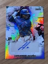 2025 Stadium Club Abstract Autographs Luisangel Acuña #AA-LA card