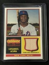 2025 Topps Heritage Clubhouse Collection Relics Luisangel Acuña #CCR-LA card