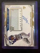 2025 Topps Inception MLB First Milestone Autograph Relics Luisangel Acuña #FMAR-LA card