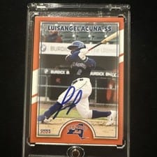 2025 Topps Tribute League Inauguration Autographs Luisangel Acuña #LIA-LA card