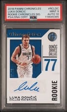 2018 Panini Chronicles Rookie Signatures Luka Doncic #RCLDC card