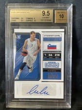 2018 Panini Contenders Draft Picks Luka Doncic Autograph #126 card