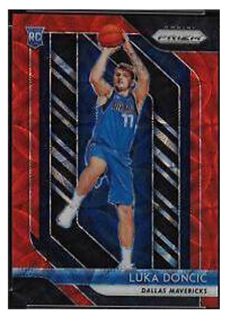 2018 Panini Prizm Luka Doncic Red Choice Prizm #280 card