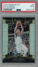 2018 Panini Select Luka Doncic #25 card