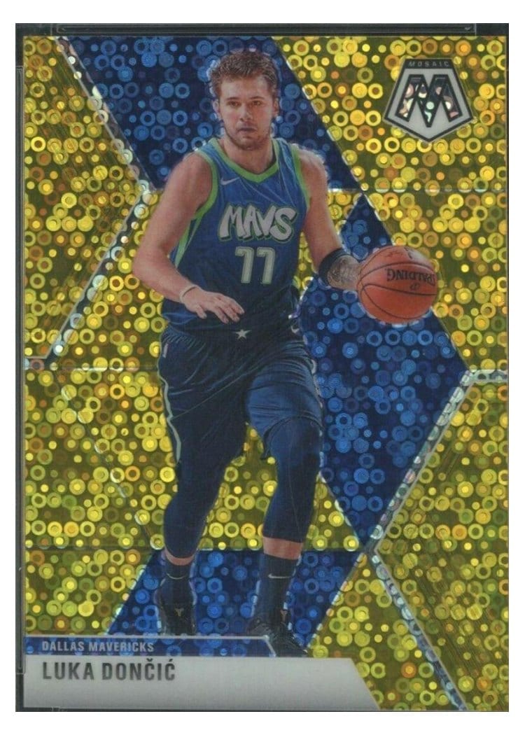 2019 Panini Mosaic Luka Doncic #44 card