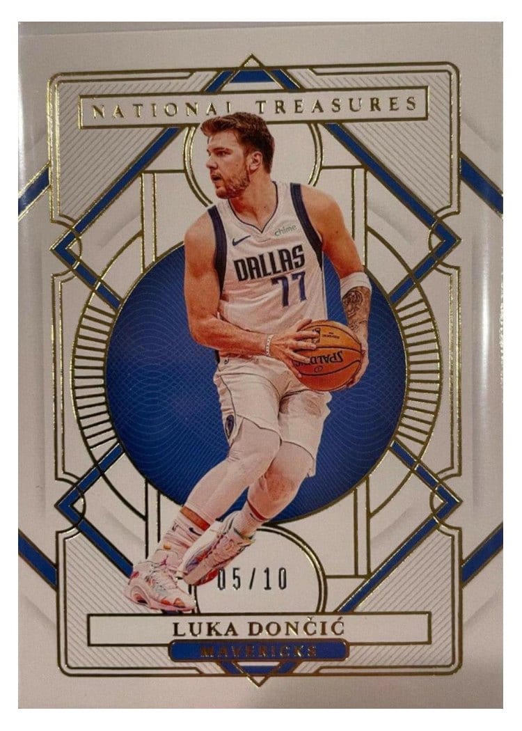 2020-21 Panini National Treasures Base Set Luka Doncic #66 card