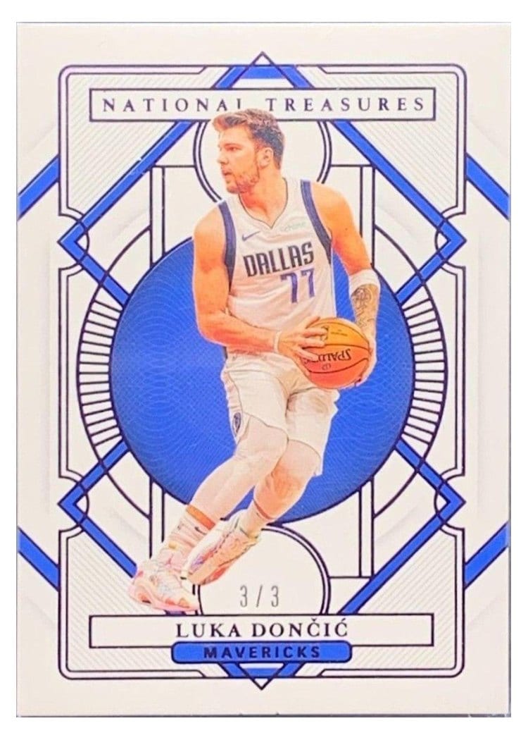 2020-21 Panini National Treasures Base Set Luka Doncic #66 card