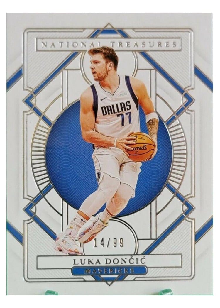 2020-21 Panini National Treasures Base Set Luka Doncic #66 card
