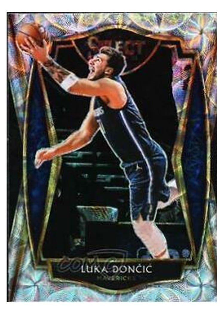 2020-21 Panini Select Base Set Luka Doncic Scope Prizm #150 card