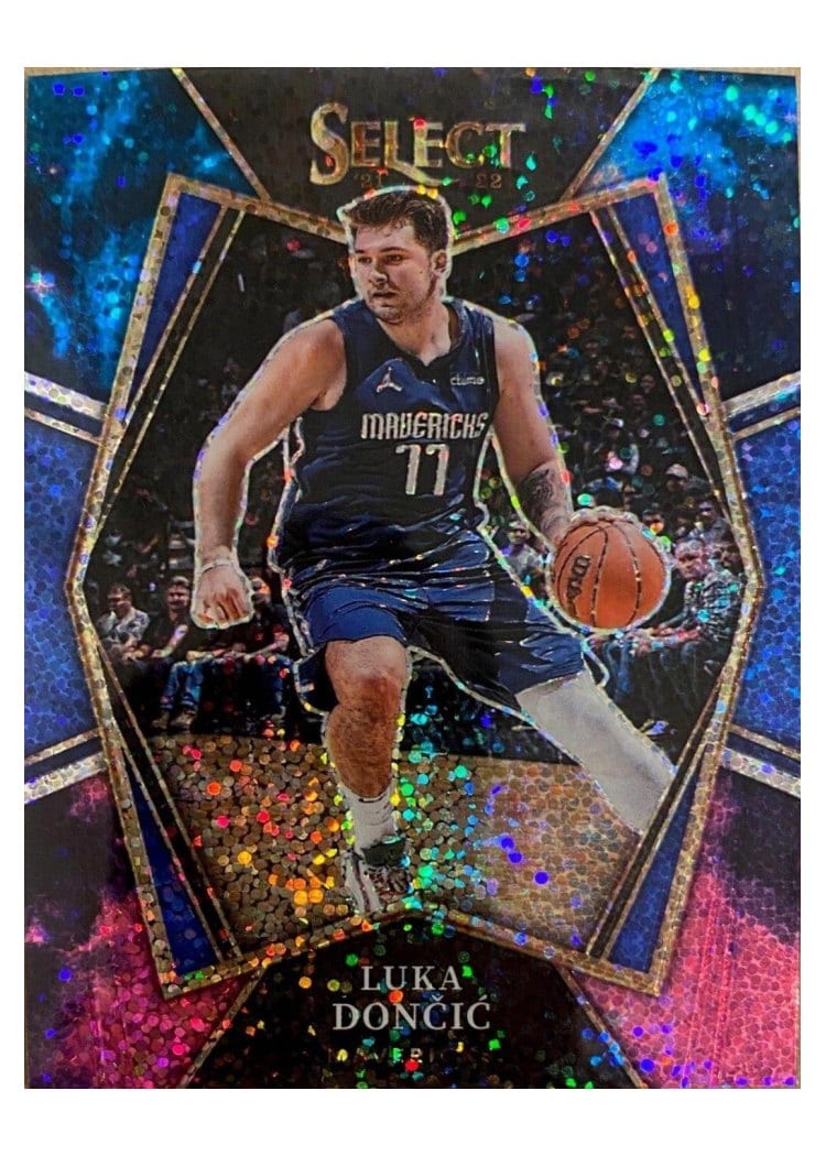 2021-22 Panini Select Base Set Luka Doncic #117 card