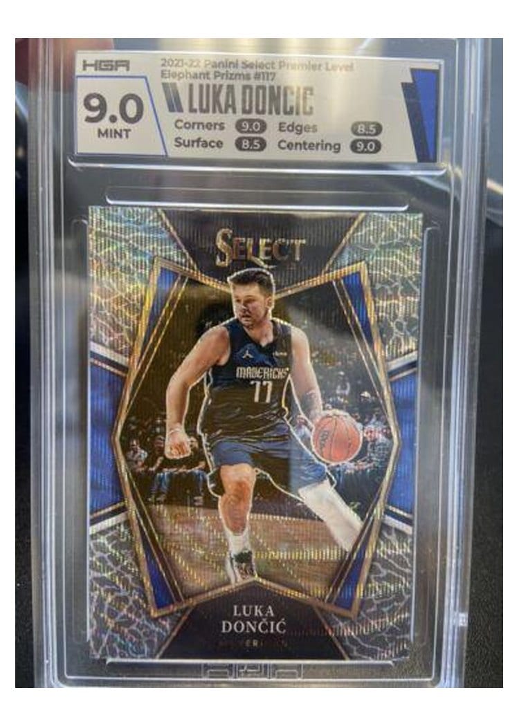 2021-22 Panini Select Base Set Luka Doncic #117 card