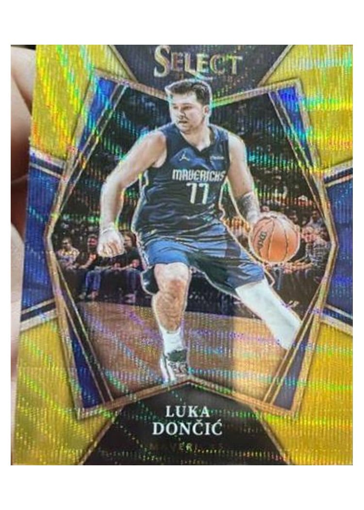 2021-22 Panini Select Base Set Luka Doncic #117 card