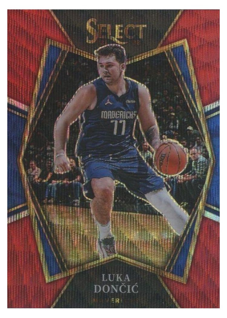 2021-22 Panini Select Base Set Luka Doncic #117 card