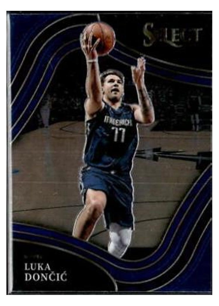 2021-22 Panini Select Base Set Luka Doncic Blue Retail #249 card