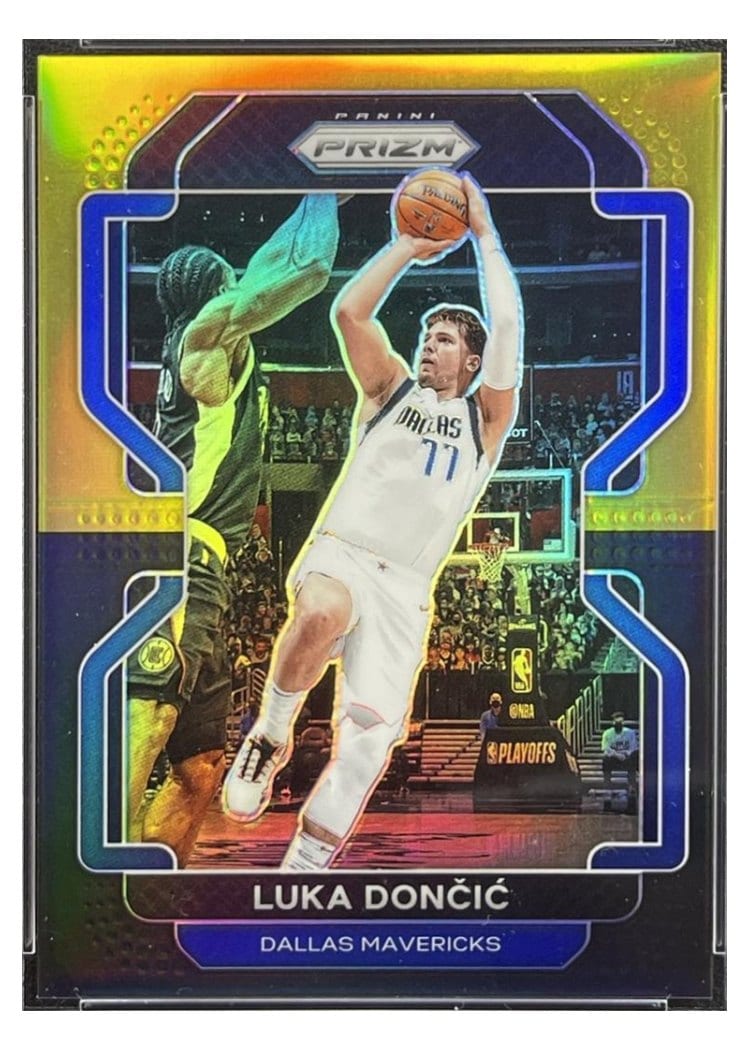 2021 Panini Prizm Luka Doncic Black Gold Prizm #223 card