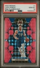 2022 Panini Mosaic Luka Doncic #1 card