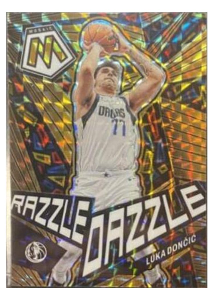 2022 Panini Mosaic Razzle Dazzle Luka Doncic #3 card