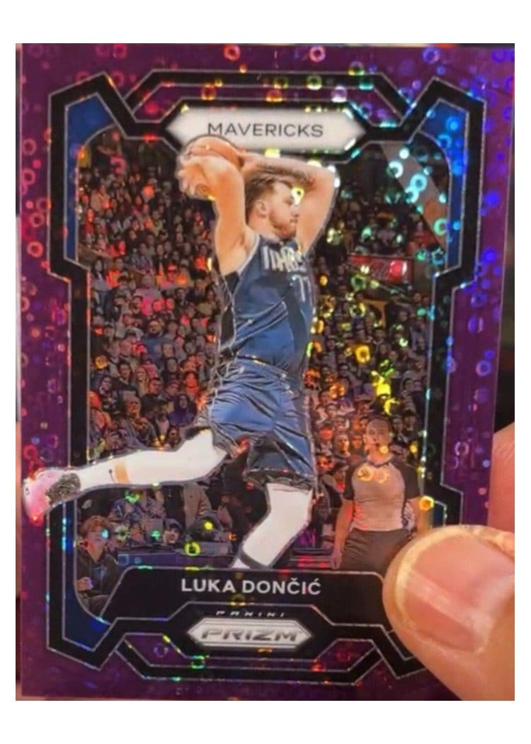 2023-24 Panini Prizm Base Set Luka Doncic #110 card