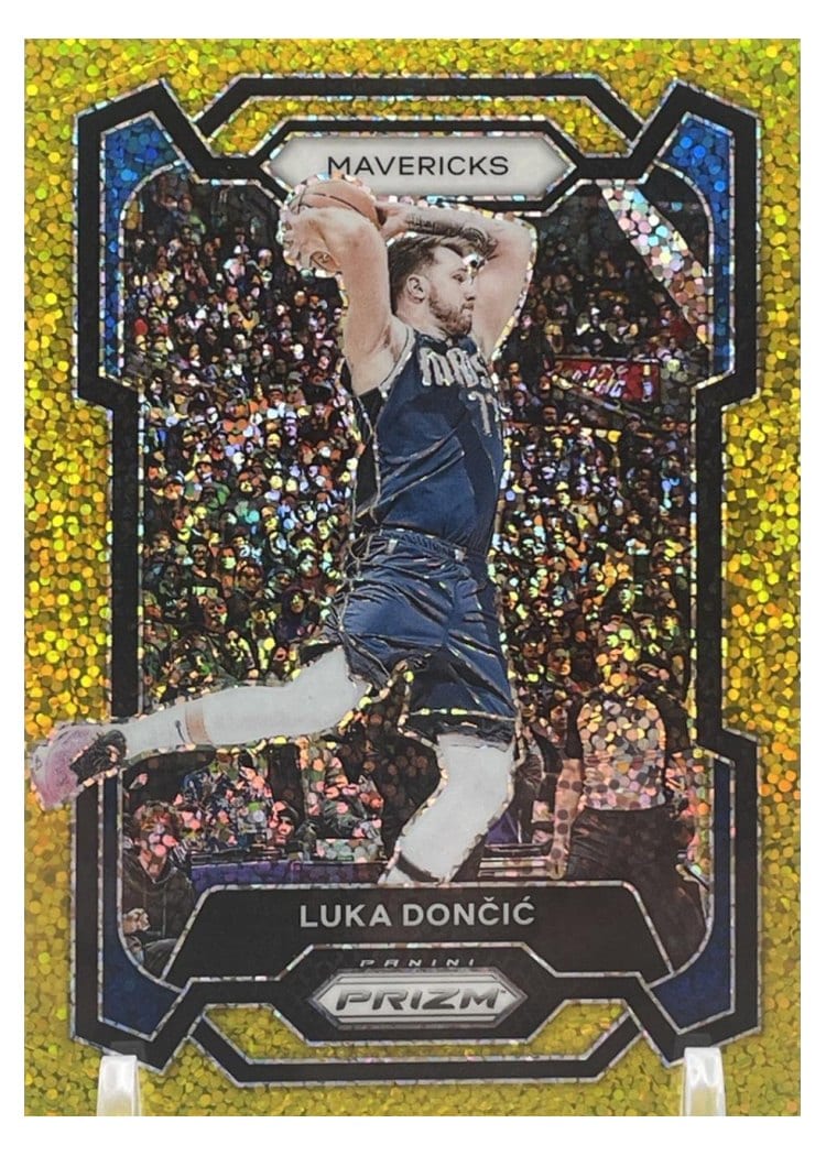 2023-24 Panini Prizm Base Set Luka Doncic #110 card