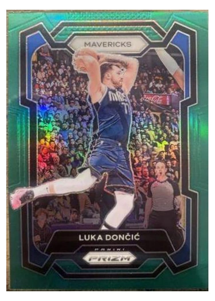 2023-24 Panini Prizm Base Set Luka Doncic #110 card