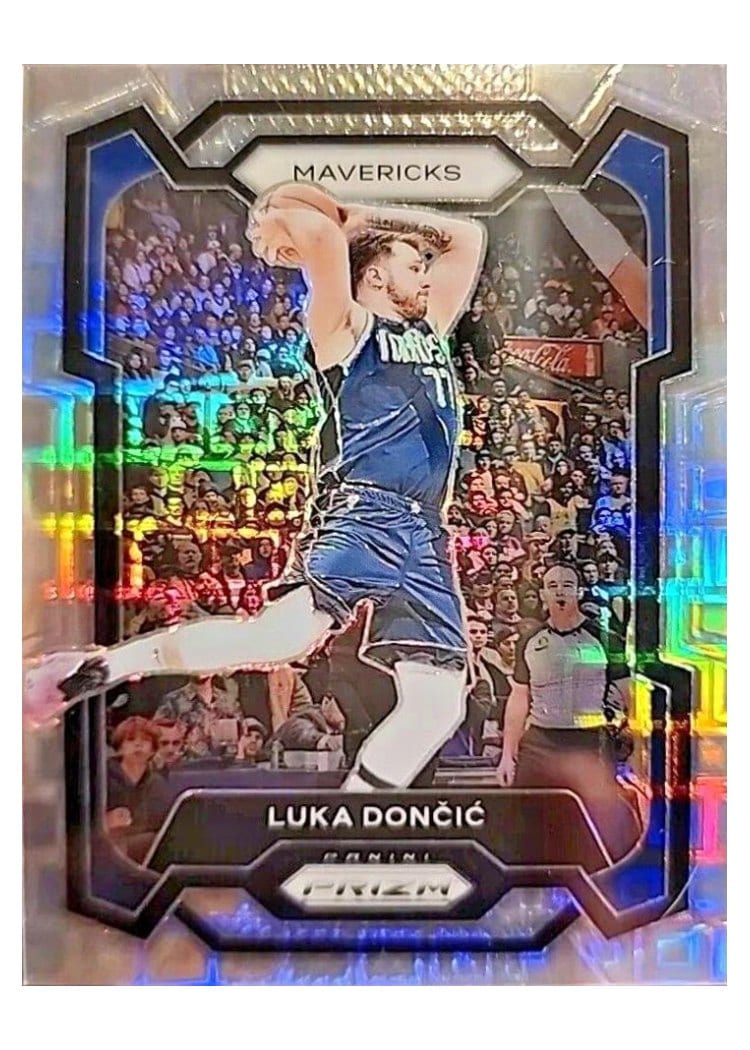 2023-24 Panini Prizm Base Set Luka Doncic #110 card