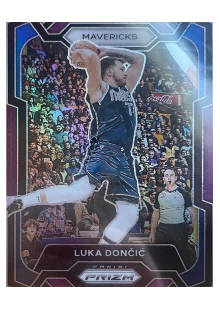 2023-24 Panini Prizm Base Set Luka Doncic #110 card