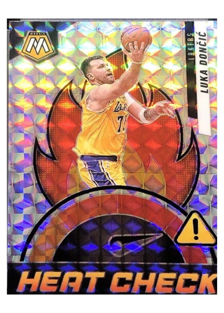 2024-25 Panini Mosaic Heat Check Luka Doncic #10 card