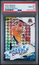 2024-25 Panini Mosaic Razzle Dazzle Luka Doncic #4 card