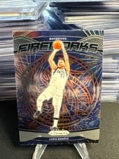 Luka Doncic 2024-25 Panini Prizm Fireworks card