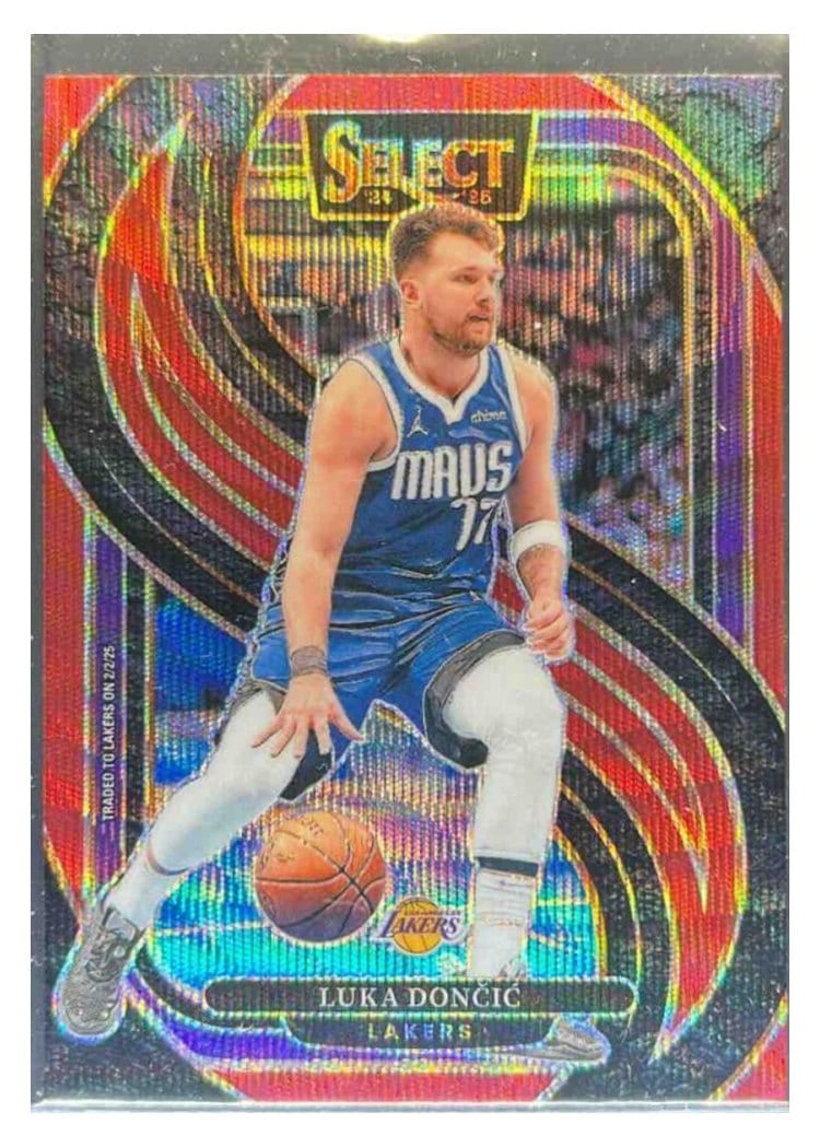 2024-25 Panini Select Base Set Luka Doncic #141 card