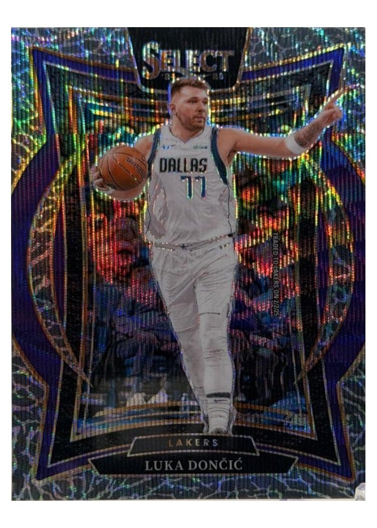 2024-25 Panini Select Base Set Luka Doncic Elephant Prizm #56 card