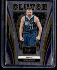 2024-25 Panini Select Clutch Luka Doncic #1 card
