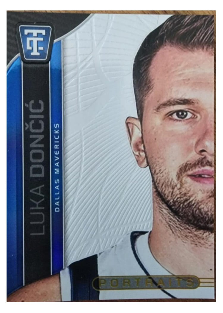 2024-25 Panini Totally Certified Portraits Luka Doncic #10 card
