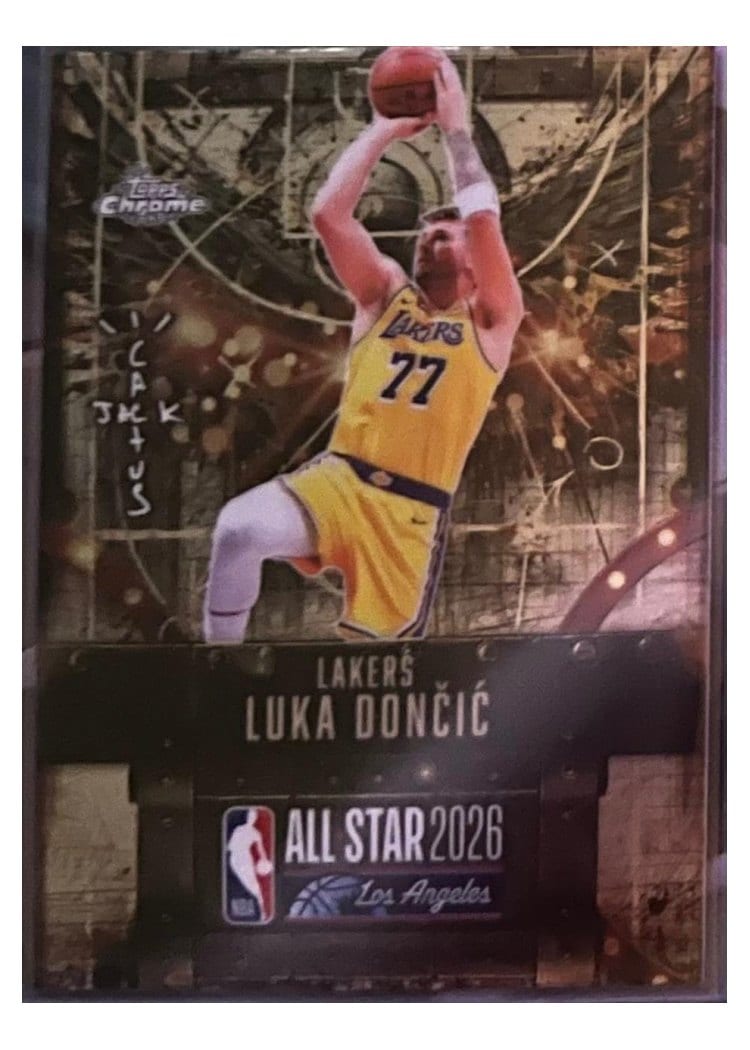 2025-26 Topps Chrome Cactus Jack X NBA All-Star Game Base Set ASG Luka Dončić #15