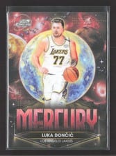 2025 Topps Cosmic Chrome Planetary Pursuit Luka Doncic Mercury #PPM-7 card