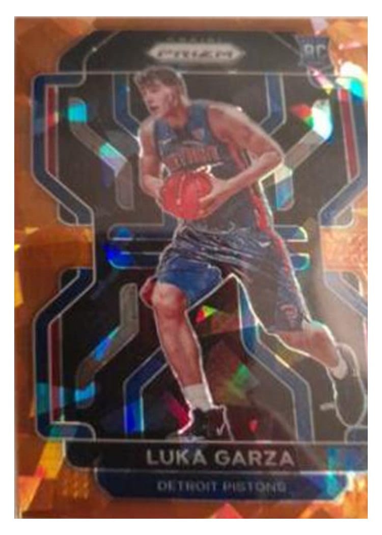 2021-22 Panini Prizm Base Set Luka Garza #303 card
