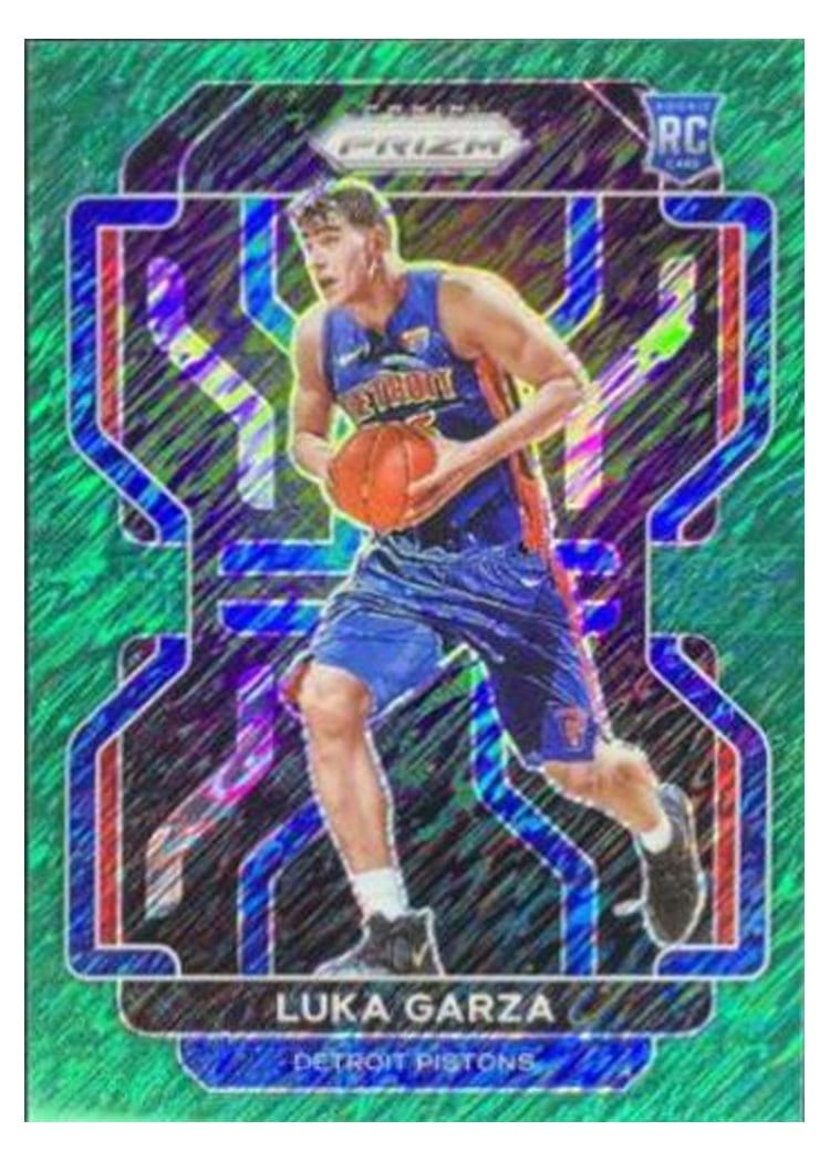 2021-22 Panini Prizm Base Set Luka Garza #303 card