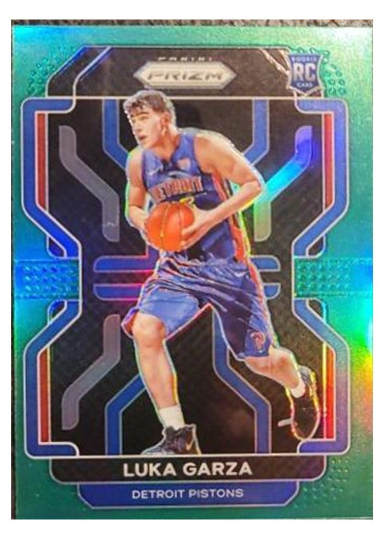 2021-22 Panini Prizm Base Set Luka Garza #303 card