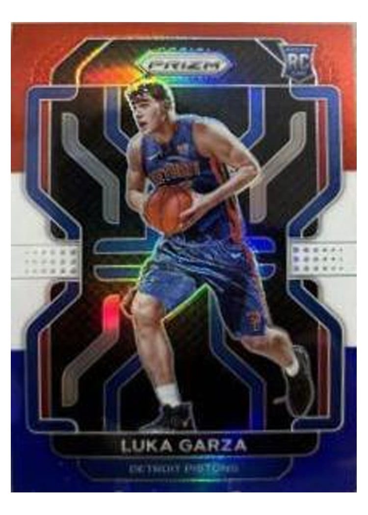2021-22 Panini Prizm Base Set Luka Garza #303 card