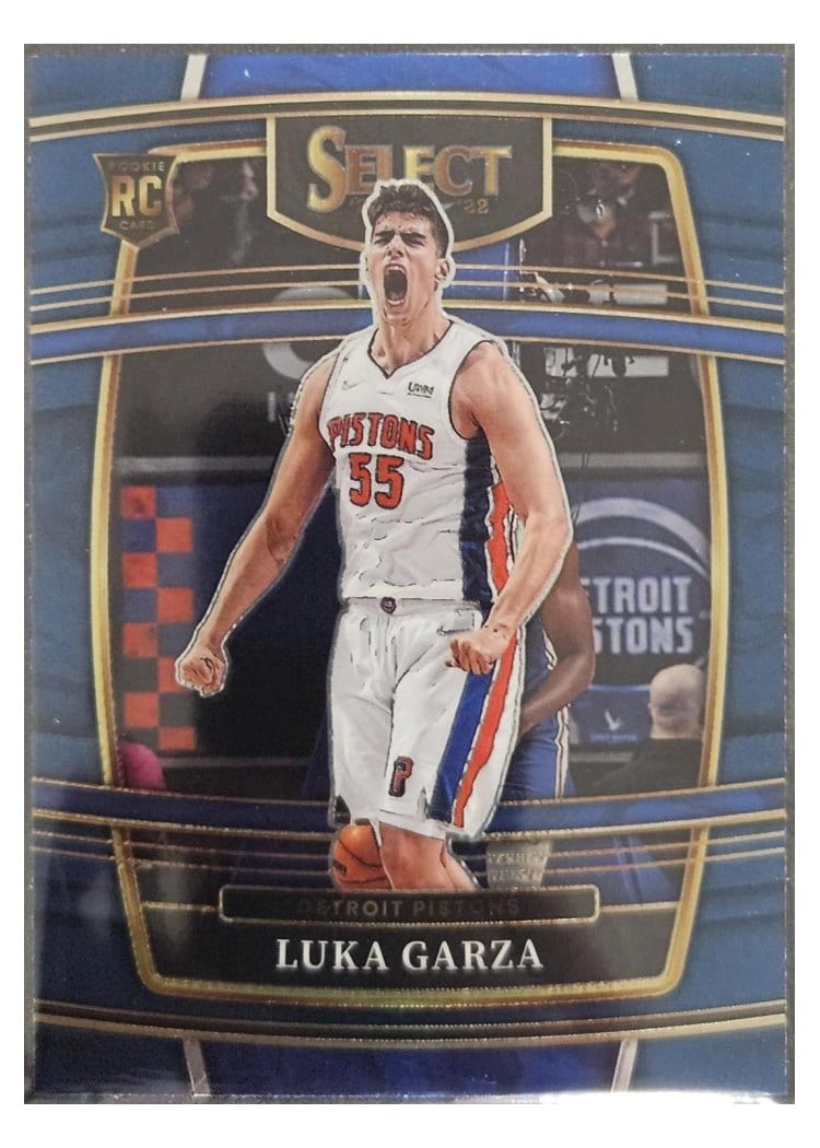 2021-22 Panini Select Base Set Luka Garza #22 card