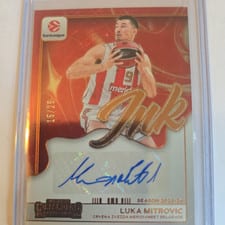 2025-26 Panini Contenders EuroLeague EuroLeague Ink Luka Mitrovic #26 card