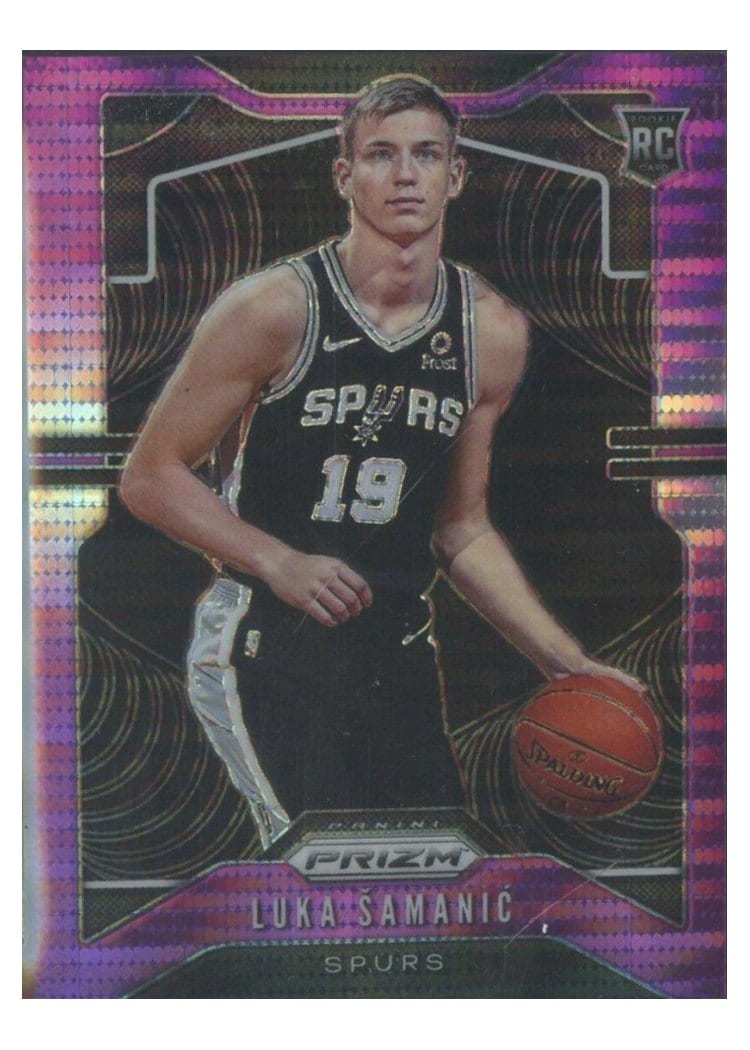 2019-20 Panini Prizm Base Set Luka Samanic #265 card