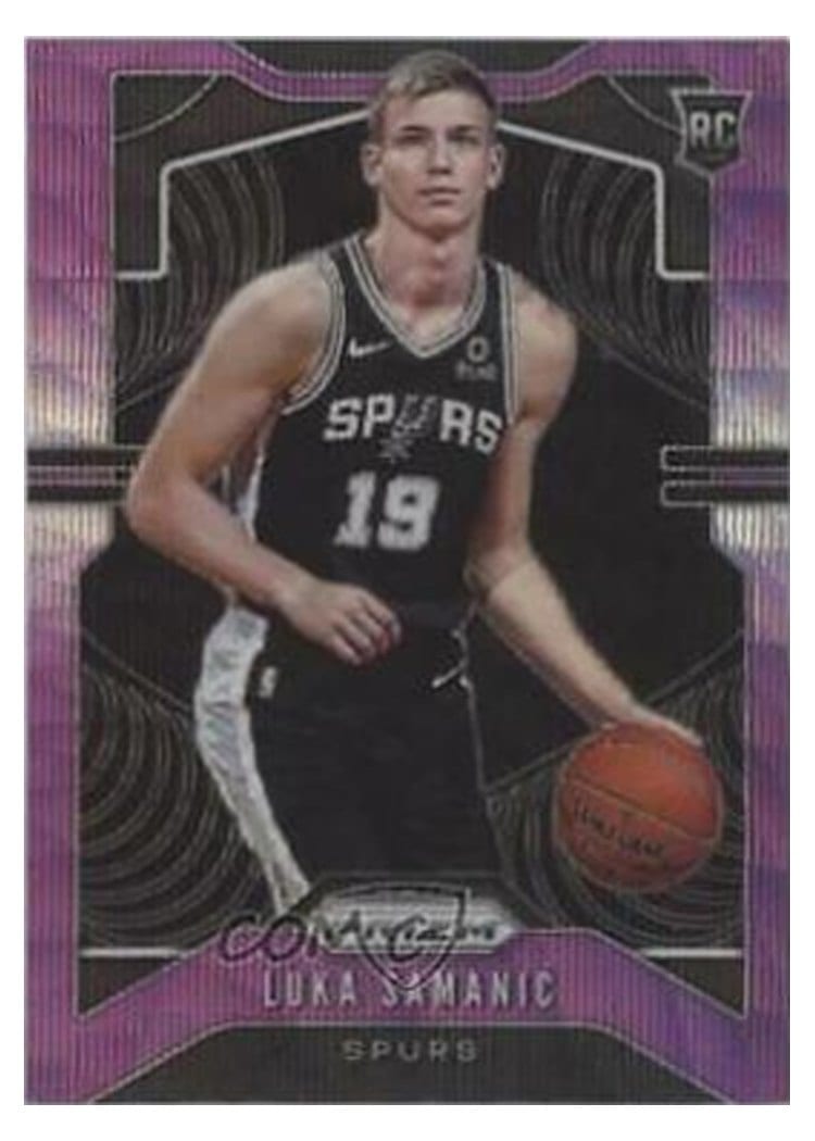 2019-20 Panini Prizm Base Set Luka Samanic #265 card