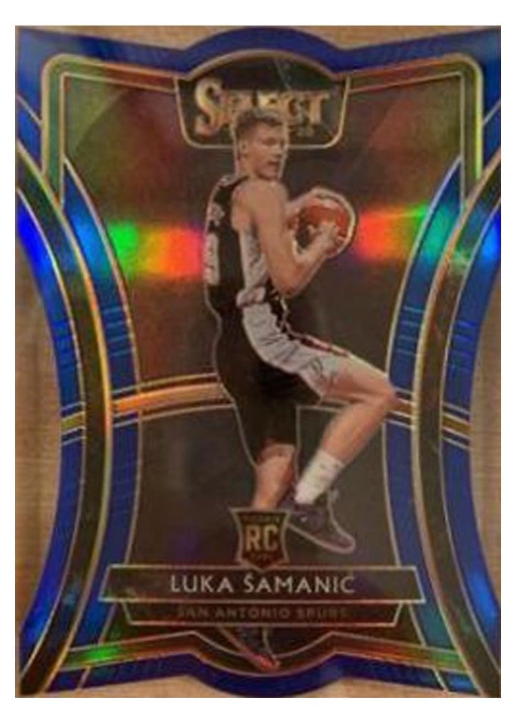 2019-20 Panini Select Base Set Luka Samanic #105 card