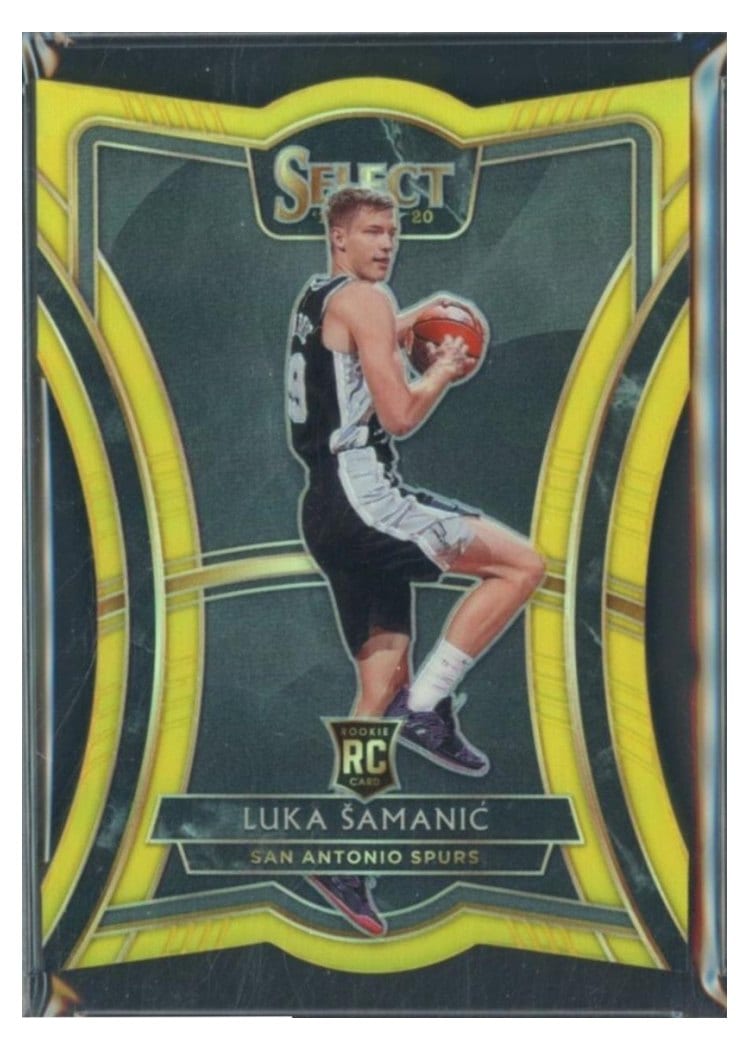 2019-20 Panini Select Base Set Luka Samanic #105 card
