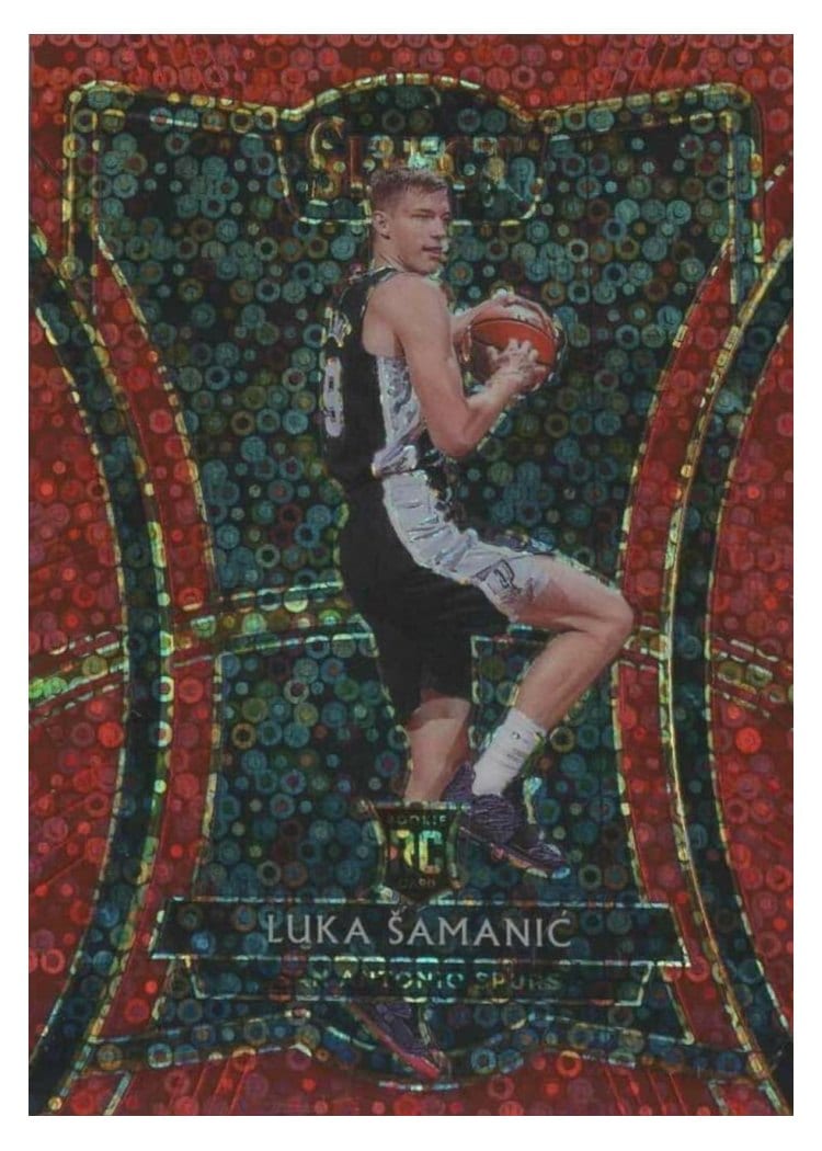 2019-20 Panini Select Base Set Luka Samanic #105 card
