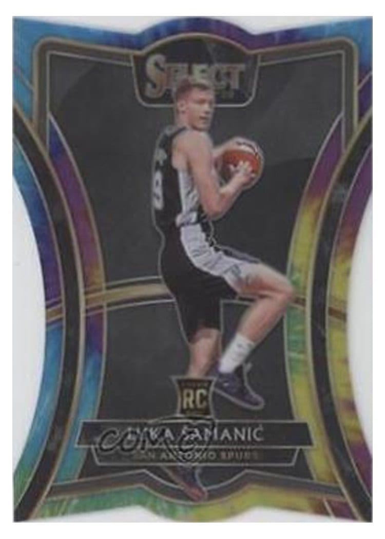 2019-20 Panini Select Base Set Luka Samanic #105 card